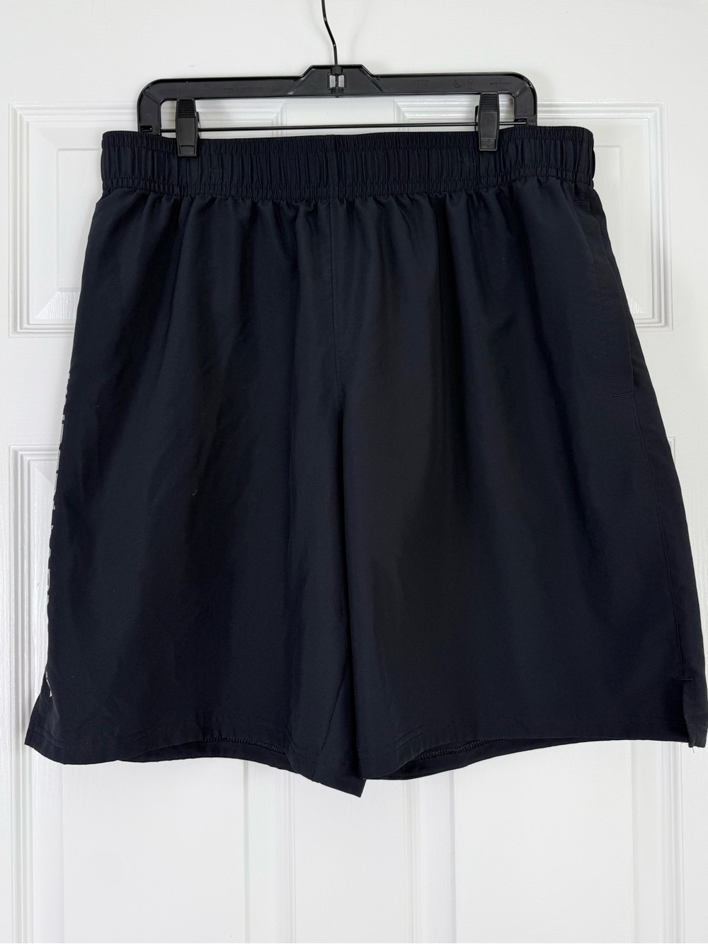 Under Armour Black Lightweight Athletic Shorts with Logo Size XLT